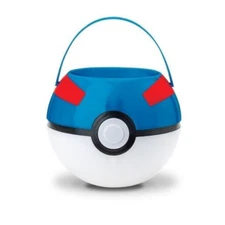 Pokemon PokeBall Treat Bucket Great Ball Blue