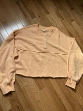 Pacsun LA Hearts Peach Womens Lounge Crop Top Size Small