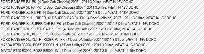 JUNTA DE CULATA PARA FORD RANGER PJ PK 3,0 L WEAT DOHC 2007-2011 Foto 2 de 2