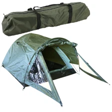 Elite 2 Man Tent / Carp Fishing Bivvy Double Skin Lightweight / Pegs Groundsheet