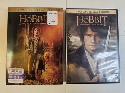 2-PAK - The Hobbit: An Unexpected Journey / THE DESOLATION OF SM (DVD, 2012) A21