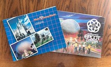 1982 EPCOT Center Opening Era & 1986 Walt Disney World Booklets Lot VTG