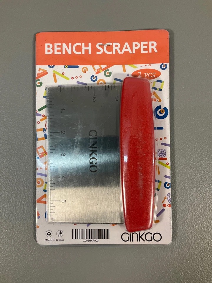 GINKGO Bench Dough Scraper Chopper Stainless Steel Kitchen Utensil Multipurpose  - Image 4 of 4