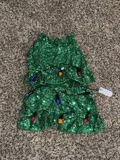 Medium Dog Christmas Tree Light Up Costume Ugly Sweater