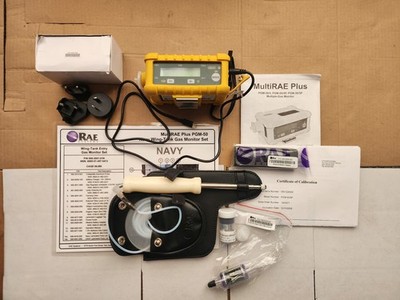 RAE Systems MultiRAE Plus PGM50-5P Multi-Gas Monitor Detector kit + LEL Sensor
