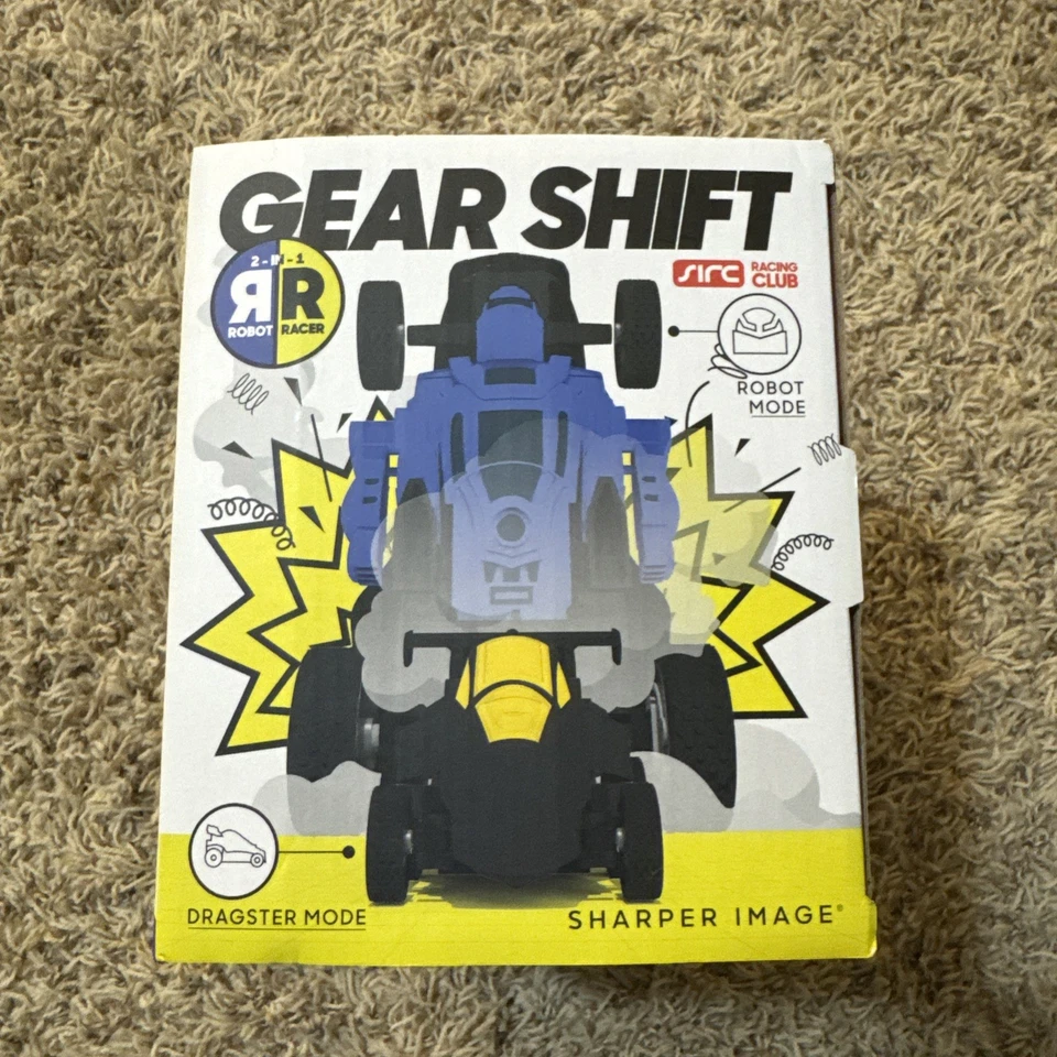 Sharper Image Robot Racer Remote Control Transforming Robot -Blue- NEW Brand New - Image 4 of 4