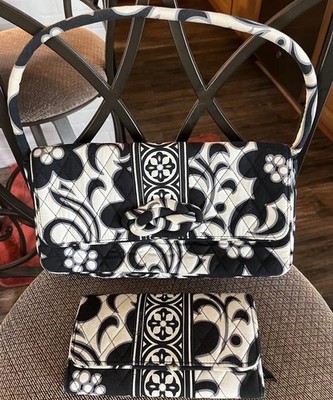 Vera Bradley Day & Night Knot A Shoulder Bag & Wallet Retired