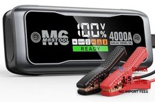 4000A Jump Starter with Smart HD Display - 12V Portable Jump Box  Car M6