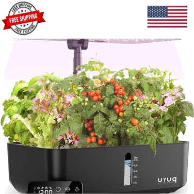 Hydroponics Growing System Garden: 12 Pods Indoor Gardening System with Custo...