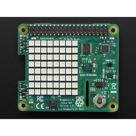Sense Hat Raspberry Pi pour créer une station météo et domotique maison