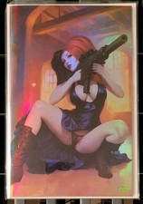 Nightmare Machine #6 Gaslighters 2nd Print Virgin Variant Cover X Foil #3/10 NM