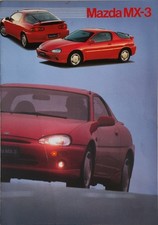 Affichette Mazda MX3 - 1991