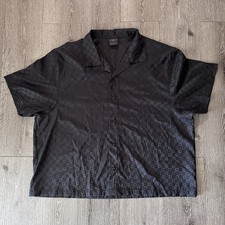 Jordan 23 Monogram Essentials Black Button-up Men  s Size 2XL DX9681-010