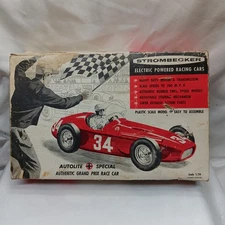BOX ONLY Strombecker 1/24 Autolite Special Maserati 250F Battery Op Slot Car BOX