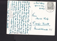 O12 / Bund 182 EF Heuss 8 Pfg / Kaiserswerth 1961 / AK Grünewald , Geburt Jesus