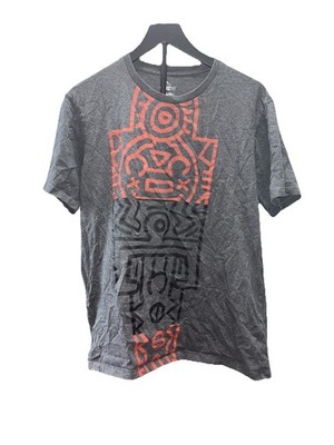 SPRZNY Keith Haring MoMA Museum of Modern Art Collab SS Crewneck - Gray - Sz XL