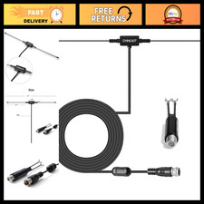 Universal FM Radio Dipole Antenna 75 Ohm for Stereo Receiver Home Audio