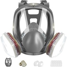 Atemschutzmaske Vollgesicht Maske Gasmaske Filter Schutz Malen Renovieren