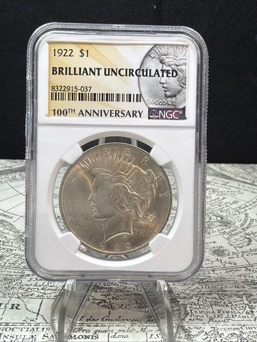 1922 Peace Dollar NGC BU