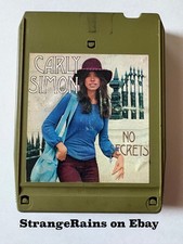 CARLY SIMON - 8 Track Tape - NO SECRETS - REFURBISHED and PLAY TESTED