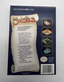 Solstice (Nintendo NES, 1990) - CIB w Poster - Authentic & Tested