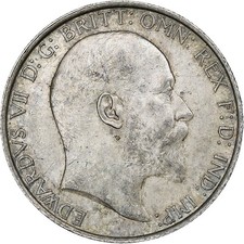 #1275655 Great Britain, Edward VII, Florin, Two Shillings, 1904, London, Sil,