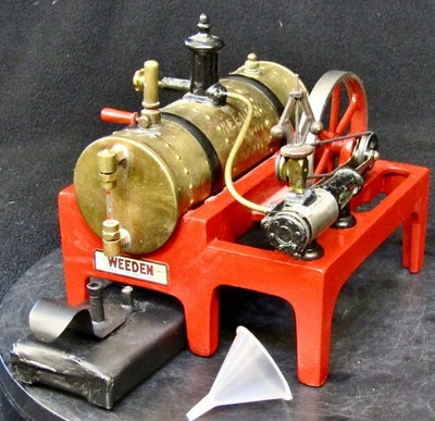 Nicely Restored 1930s Antique Weeden 14 Steam Engine - Gift Boy Men Toy - # 0362
