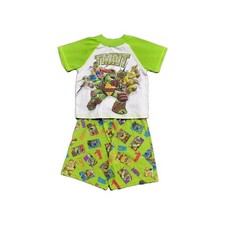 Nickelodeon Teenage Mutant Ninja Turtle Pajmas Set Boys Size Medium Shorts