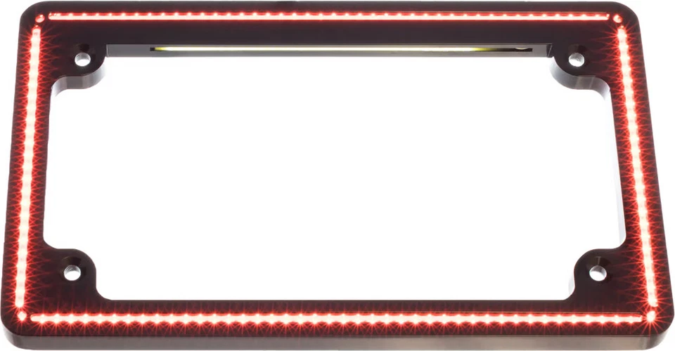 Letric Lighting Co. Marco LP plano con luz de placa perfecta - negro brillante LLC-PPL-G6 Foto 2 de 4