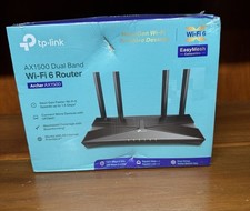 TP-LINK Archer AX1500 1.5 Gbps Wi-Fi 6 Dual-Band Wireless Router - New Other 