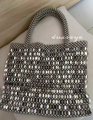 Original | High fashion versatile, shiny coin beaded bag DIY material