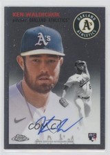 2023 Topps Chrome Platinum Anniversary Auto Ken Waldichuk #CPA-KW Auto 9e1