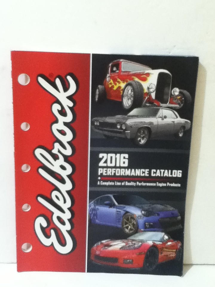 Vintage 2016 Edelbrock Performance Catalog