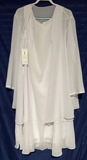 Beautiful Mother of the Bride Dress size 18 White NEW