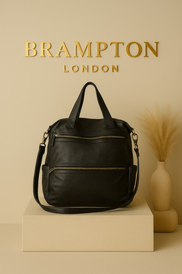 Exklusive Leder-College-Bag von Brampton London   luxuriös, klassisch, zeitlos