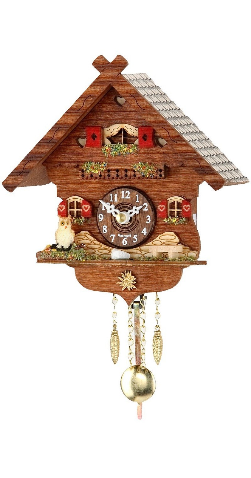 Trenkle Kuckulino Black Forest Clock with Quartz Movement an