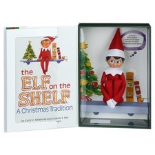 NWT The Elf on The Shelf, Boy, Brown Hair Blue Eyes + Book