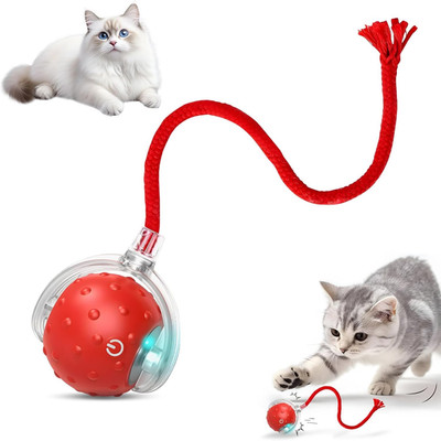 Tiny Fetch Dog Toy, Tinyfetch Interactive Dog Cat Toys Balls with Birdsong, 360°