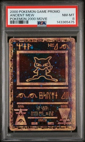2000 POKEMON GAME MOVIE POKEMON 2000 MOVIE ANCIENT MEW PSA 8