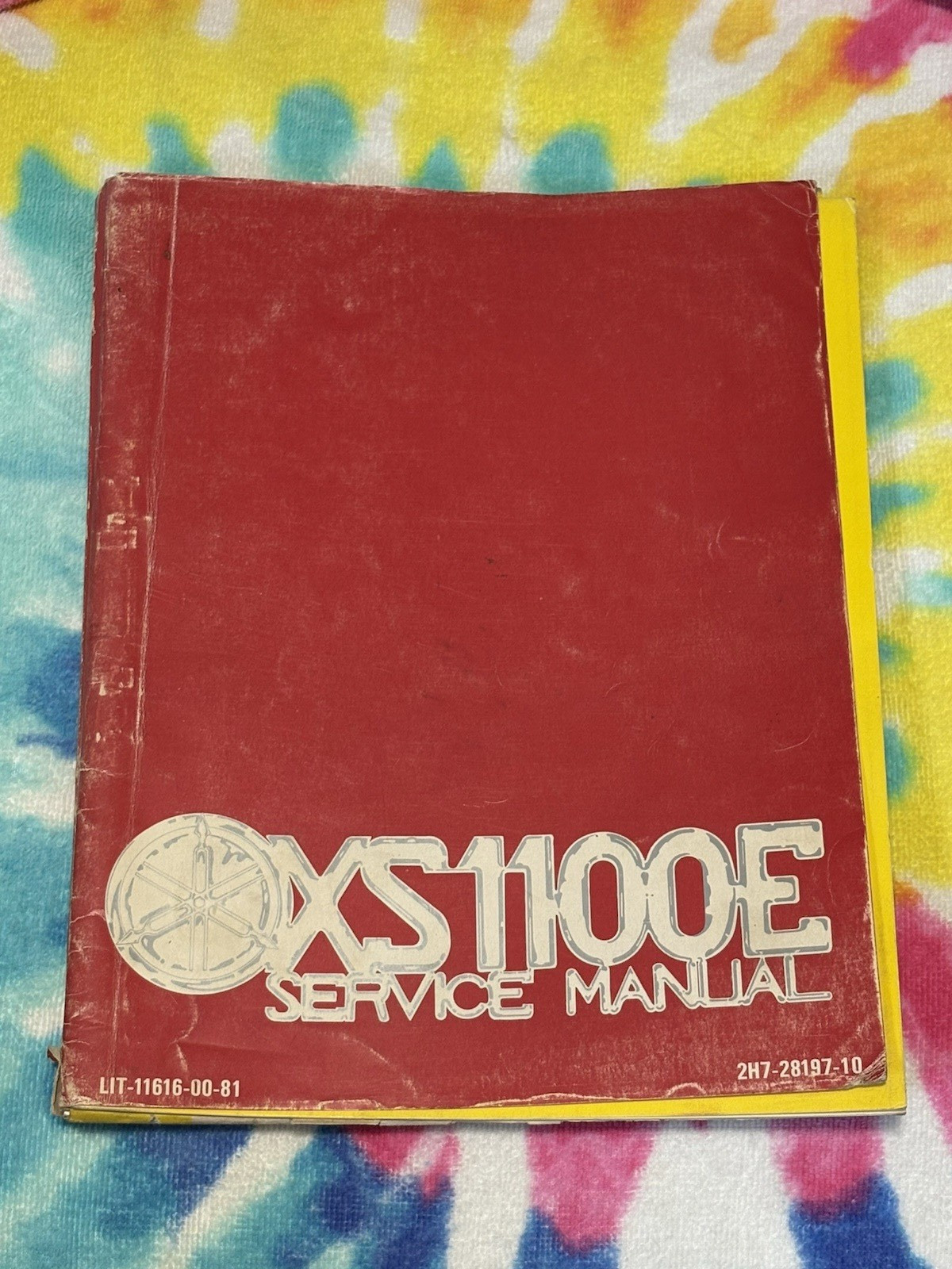Original 1978 Yamaha XS1100E Motorcycle Service & 1100F SF Supplementary Manual