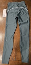 NWT ALO Airlift High-Waist Suit Up Legging Clover Green/White Small W51428R