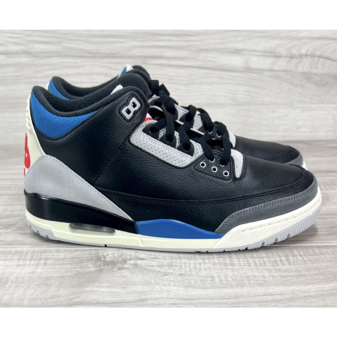 Nike Air Jordan 3 Retro OG Rare Air Black Blue Men's New IB8967