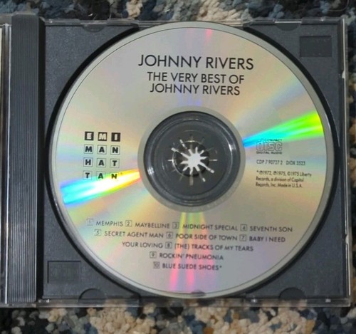 Johnny Rivers Best Cd Johnny Rivers - Best of Johnny Rivers CD - EMI CDP 790727-2 77779072729 ...