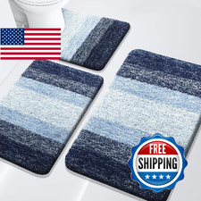 Arotive Bathroom Rugs Set 3 Piece, Extra Soft and Absorbent Bath Rugs, Machine W