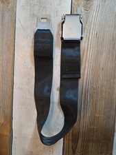 Mirone E8 Airplane Seat Belt Extender Black Adjustable Metal Buckle