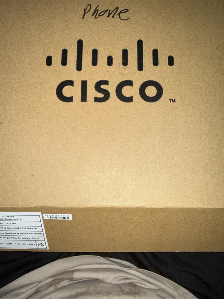Cisco 8861 IP Phone with Multiplatform Firmware - Charcoal - Image 3 of 4
