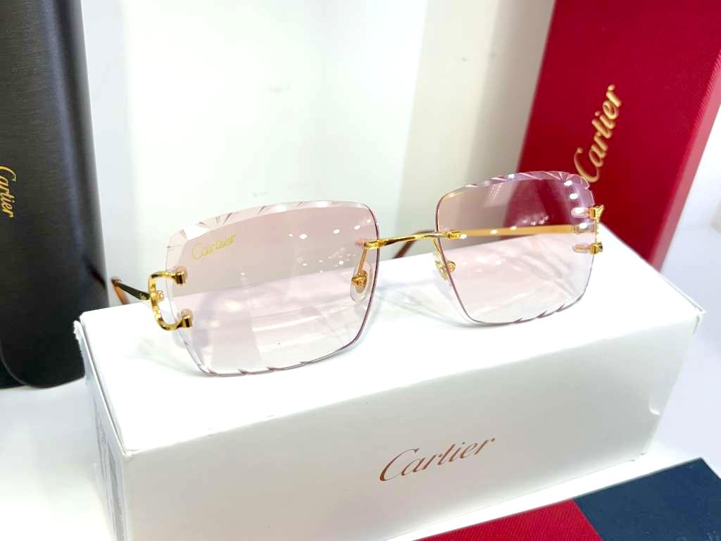 Cartier Classic C-décor CT-00920 Rimless Sunglasses Gradient  display picture 1