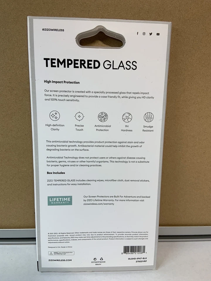 钢化玻璃 iPhone se 2020 8/7 — 第 2/2 张图片