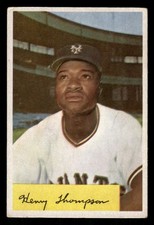 1954 Bowman Baseball Card #217 Hank Thompson (Field Avg. 956,951)