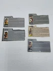 Vintage GI Joe Hasbro File Card Lot of  5  GI Joe, Cobra, Cut
